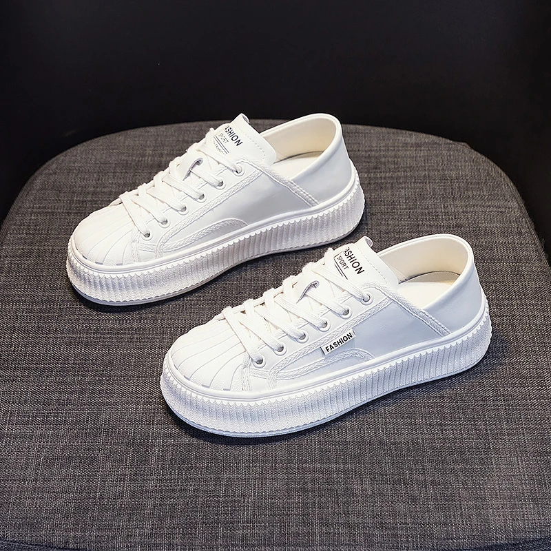 超哥平底舒适潮流休闲板鞋百搭厚底运动鞋20231