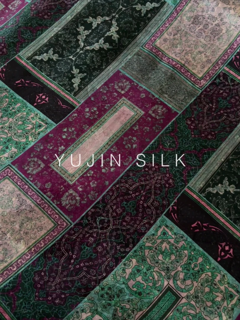 「苗疆」YUJIN SILK 二经萝红云纱桑蚕丝114门幅24-26姆米