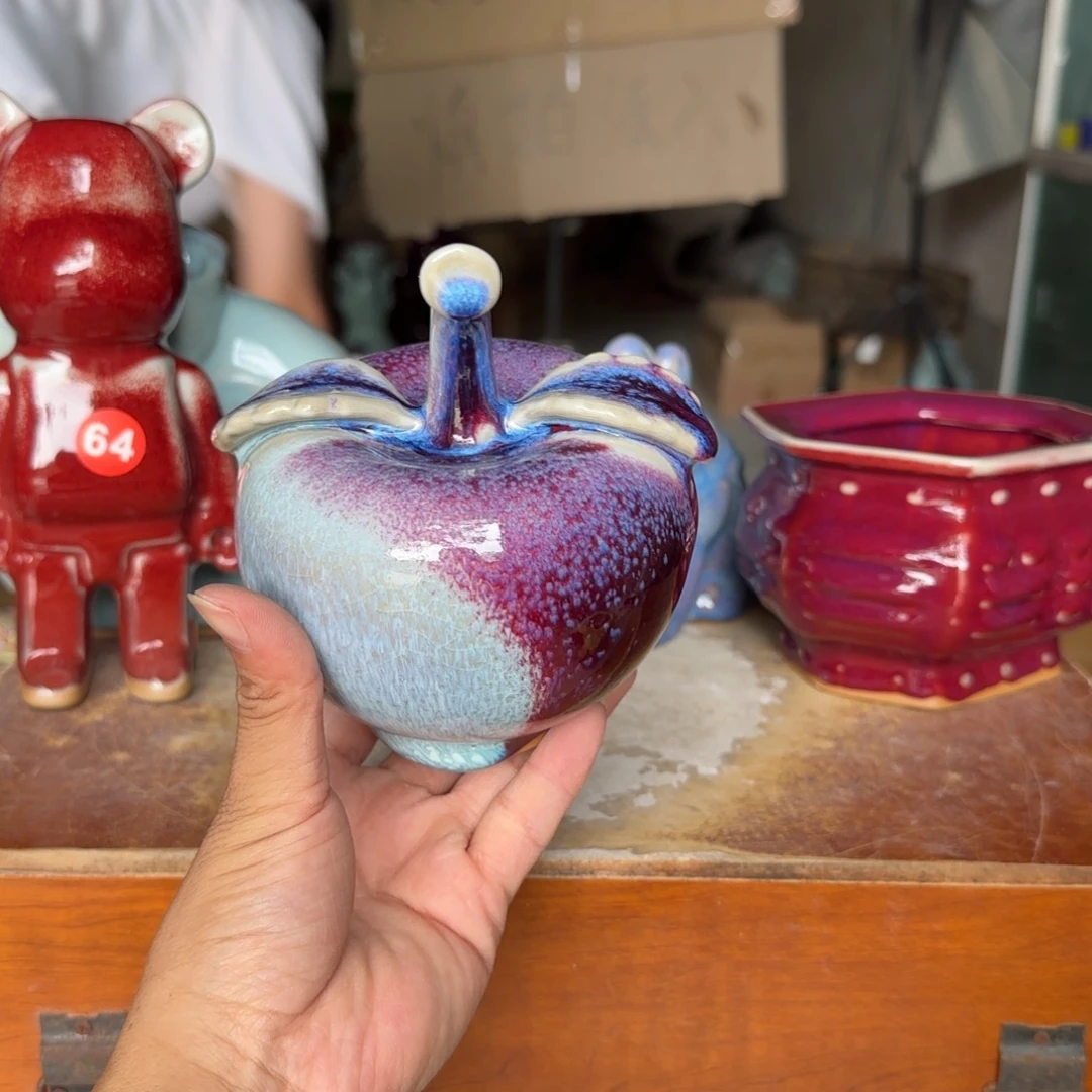 摆件郑家钧瓷摆件微瑕