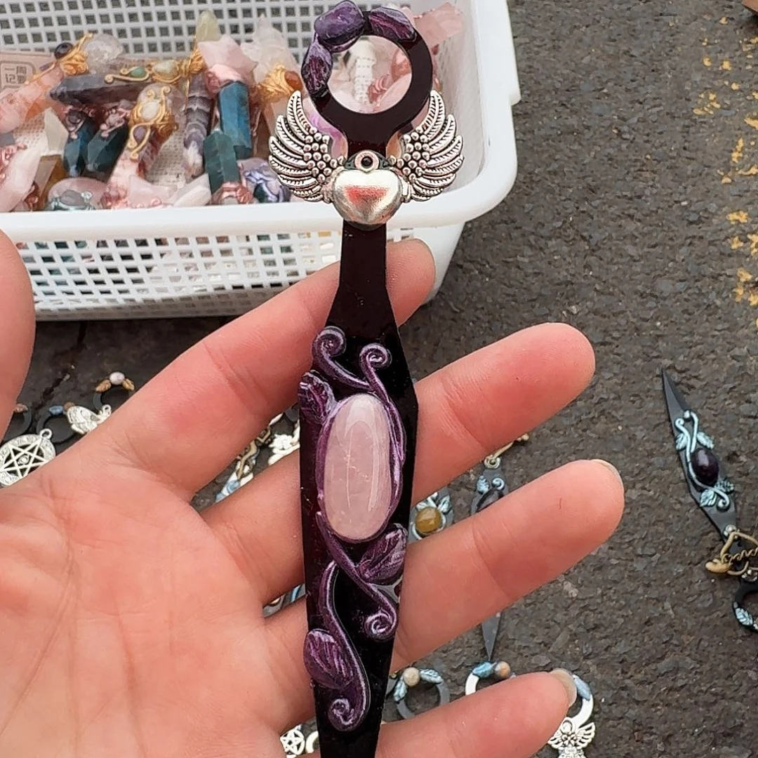 事***休颈饰未镶嵌紫晶粉