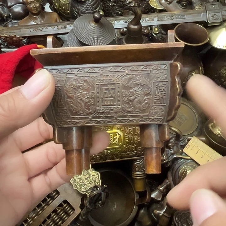 顺顺利利，铜器摆件