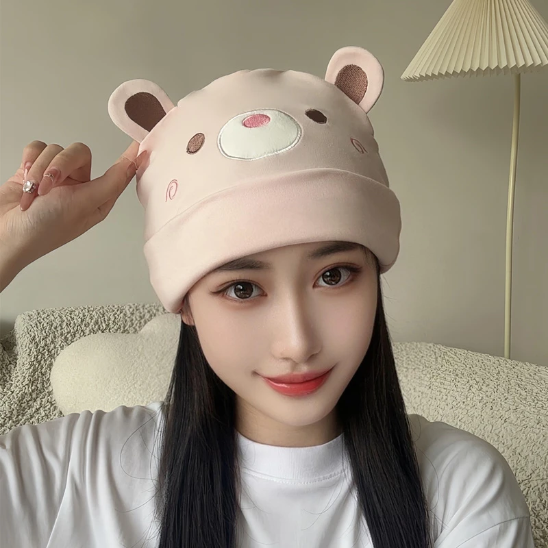 月子帽子头巾发带孕妇春夏季透气产后护额头产妇防风56789月份