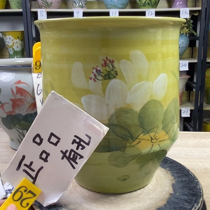 景德镇高温陶瓷花盆