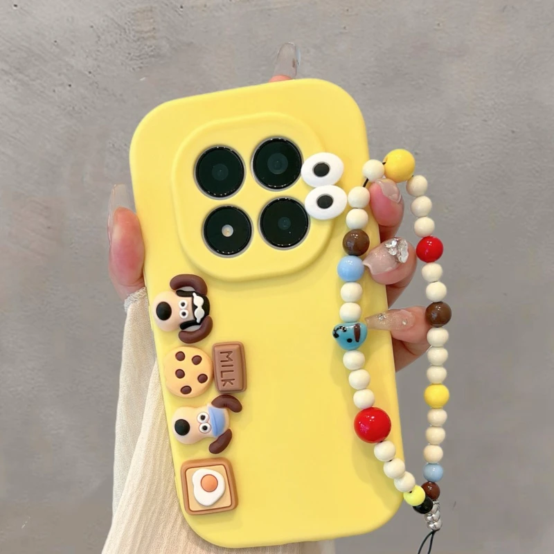 适用红米note15手机壳新款note15pro可爱立体小狗note15pro+软壳