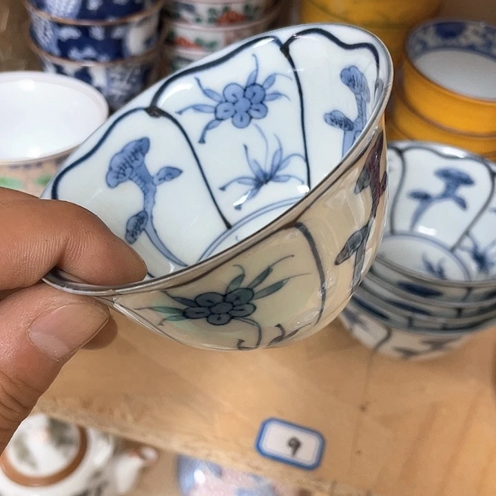 瓷片017 一人直播，看品直播间说序号