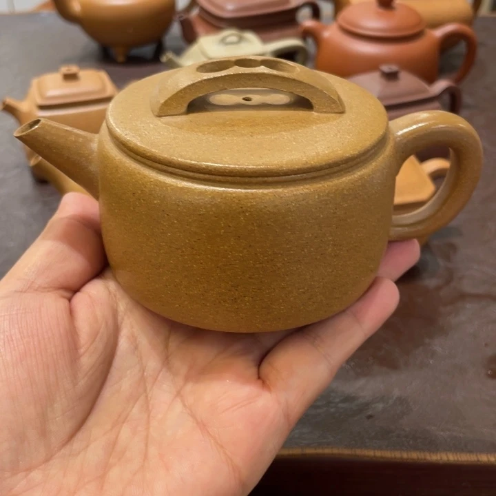 阮***超茶壶紫砂黄金段汉瓦精工孤品