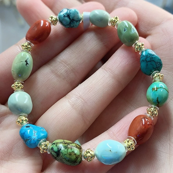 未镶嵌绿松石珠宝奇石