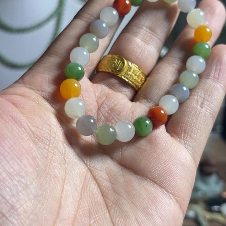 手串未镶嵌和田玉多样性发货，拍一发一