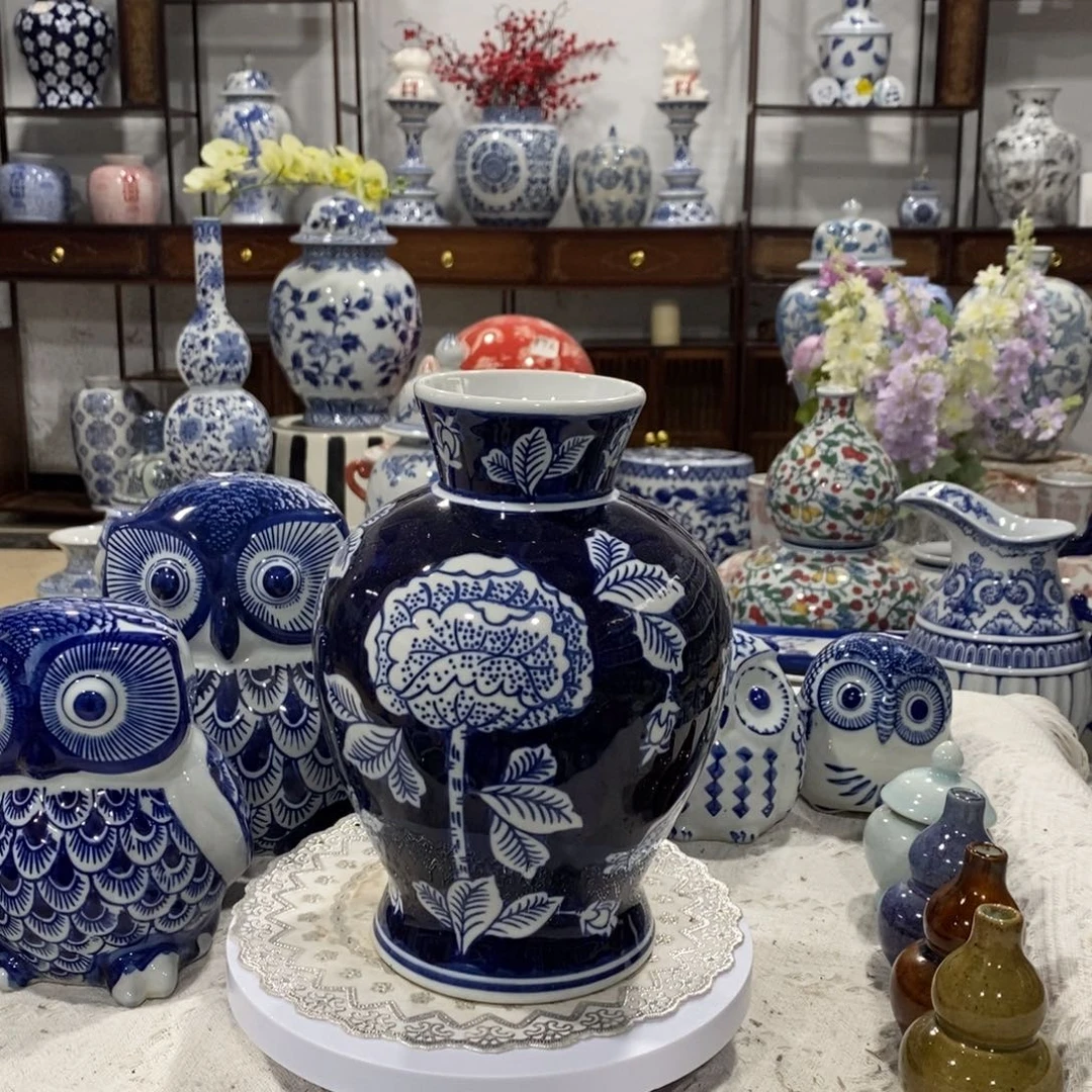 【闪购商品】摆件石榴花瓶摆件……