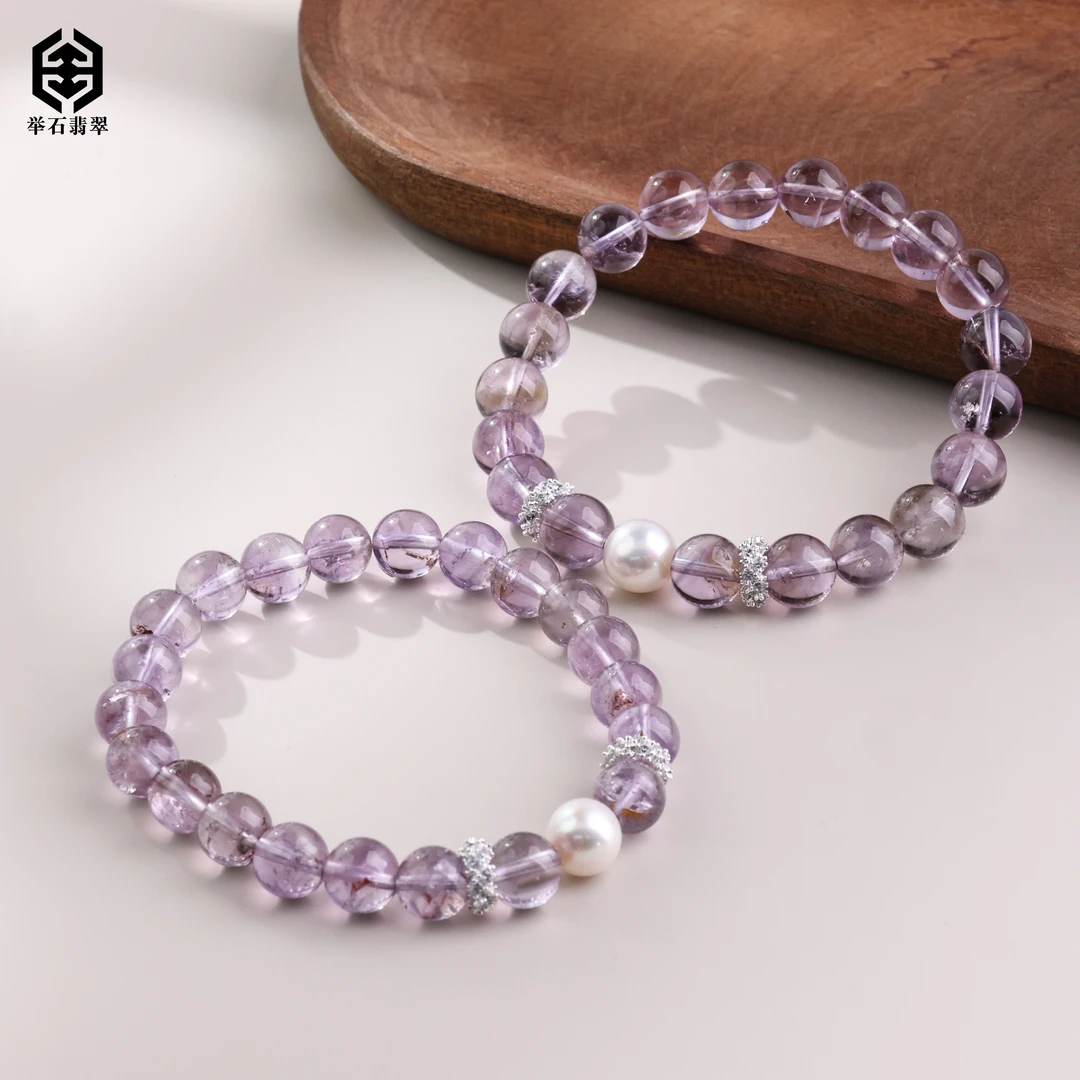 【举石臻品】TH0703-1000-95水晶手串（一件/多样性发/约8mm）v