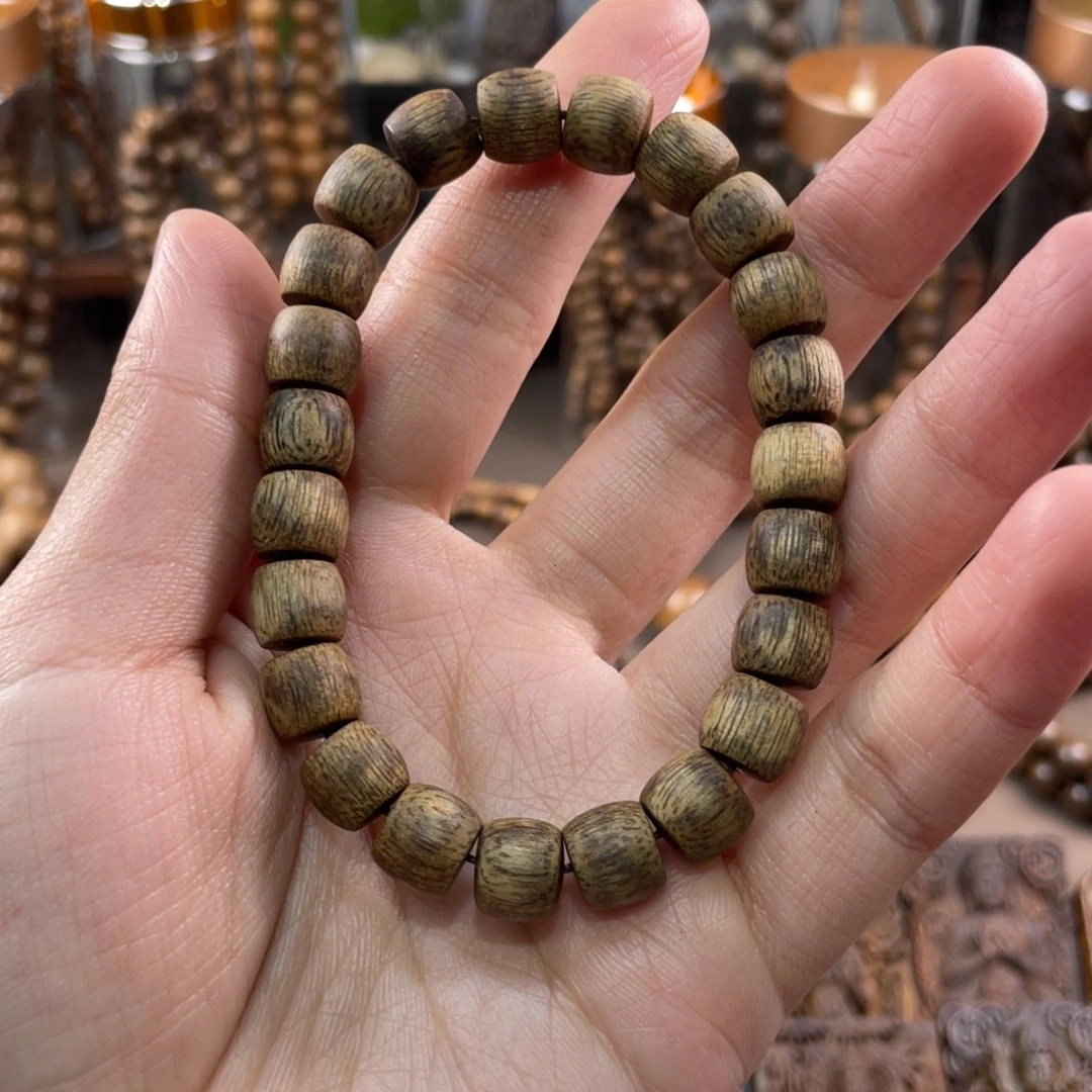 爱****手串沉香越南芽庄白奇楠单圈