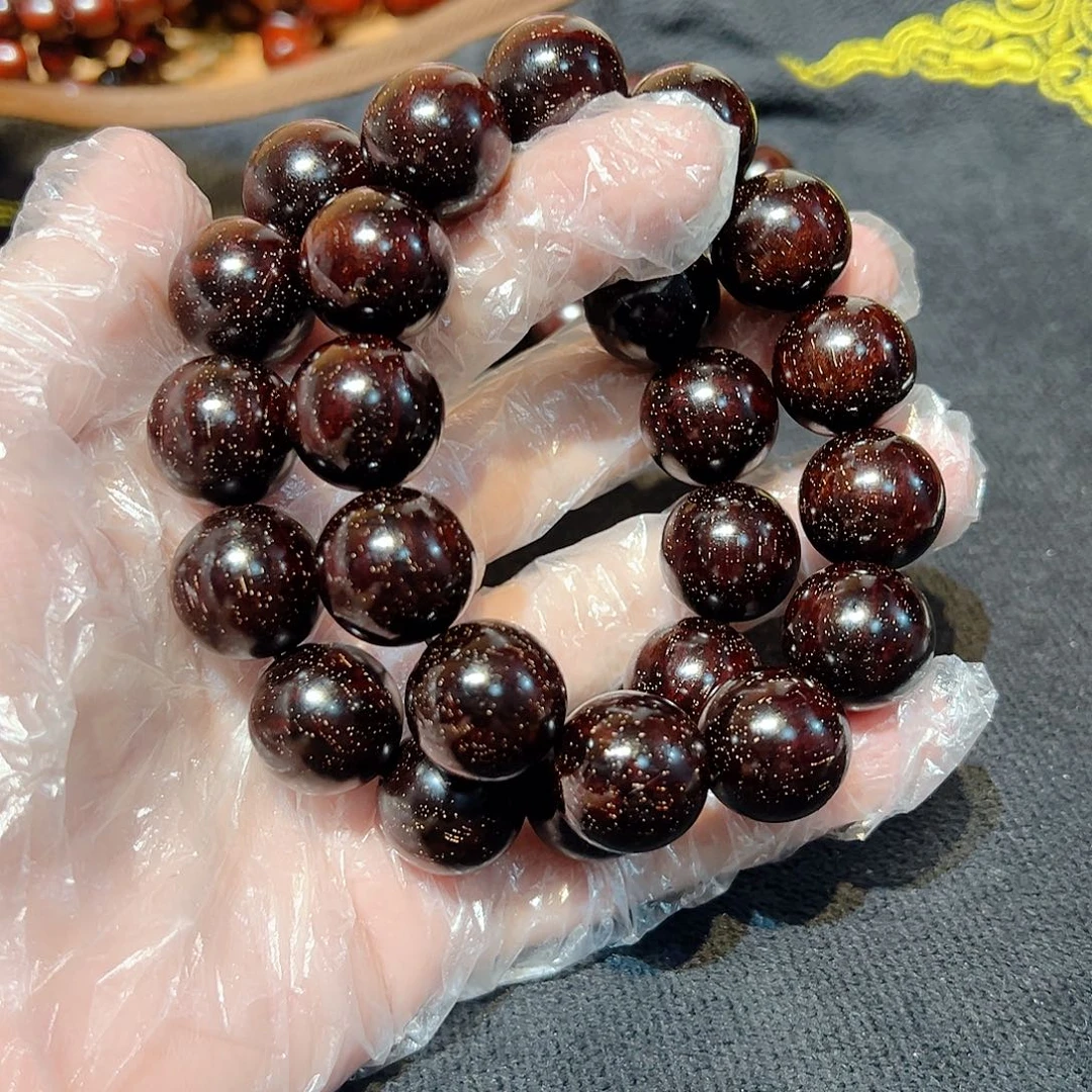 手串/手链小叶紫檀1.8帝王龙鳞爆星