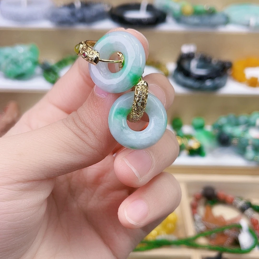 林***v翡翠未镶嵌手链手链