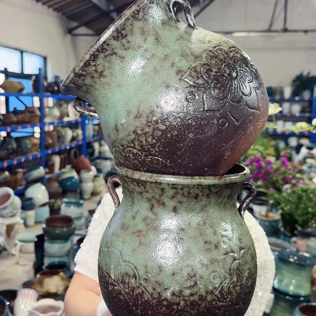 花盆紫砂高21口18