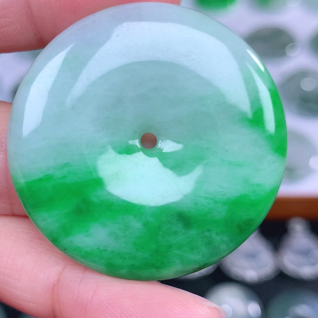 翡翠未镶嵌吊坠(不含链)39-5.5