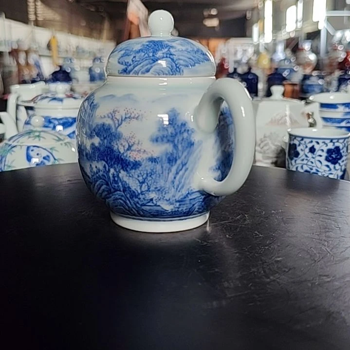 景德镇陶瓷茶具套装摆件