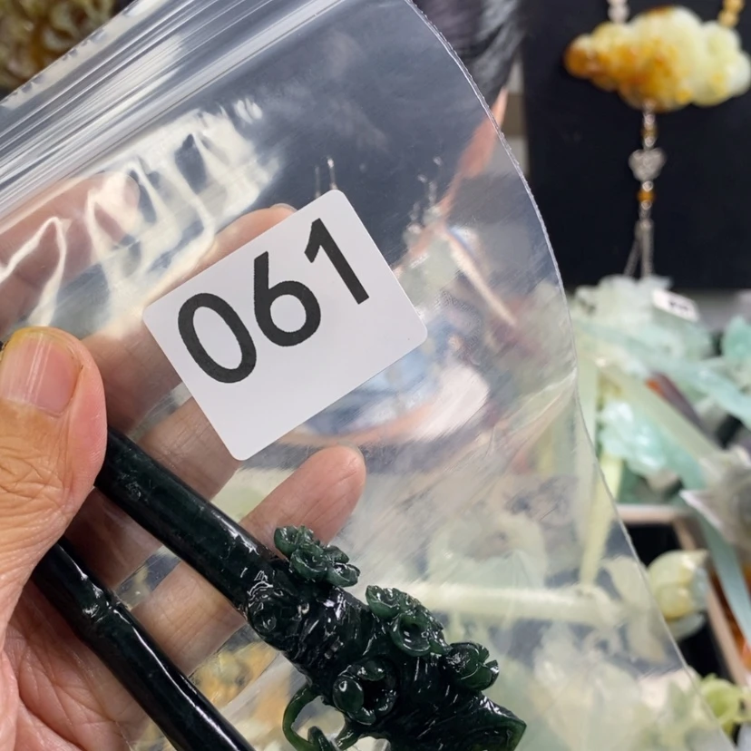 【闪购商品】岫玉发饰未镶嵌❄️****