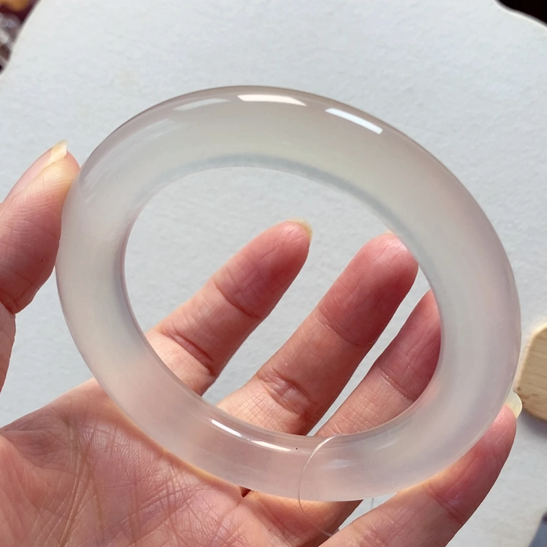 未镶嵌手镯石英质玉56-57