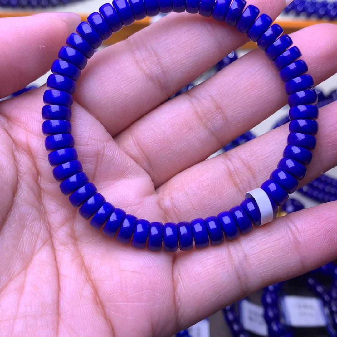 l***枝青金石未镶嵌手串7m