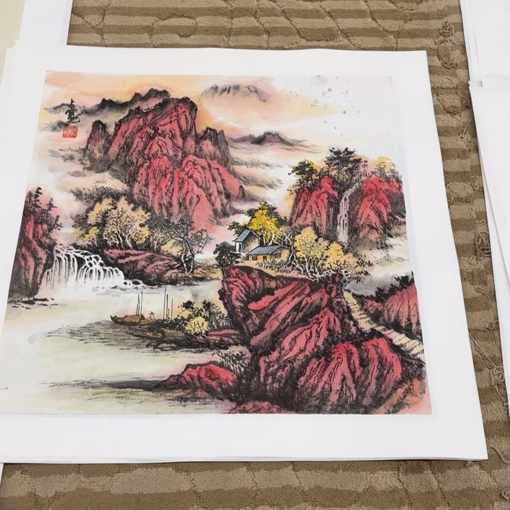 国画花鸟等多种鸟类和鸟类为