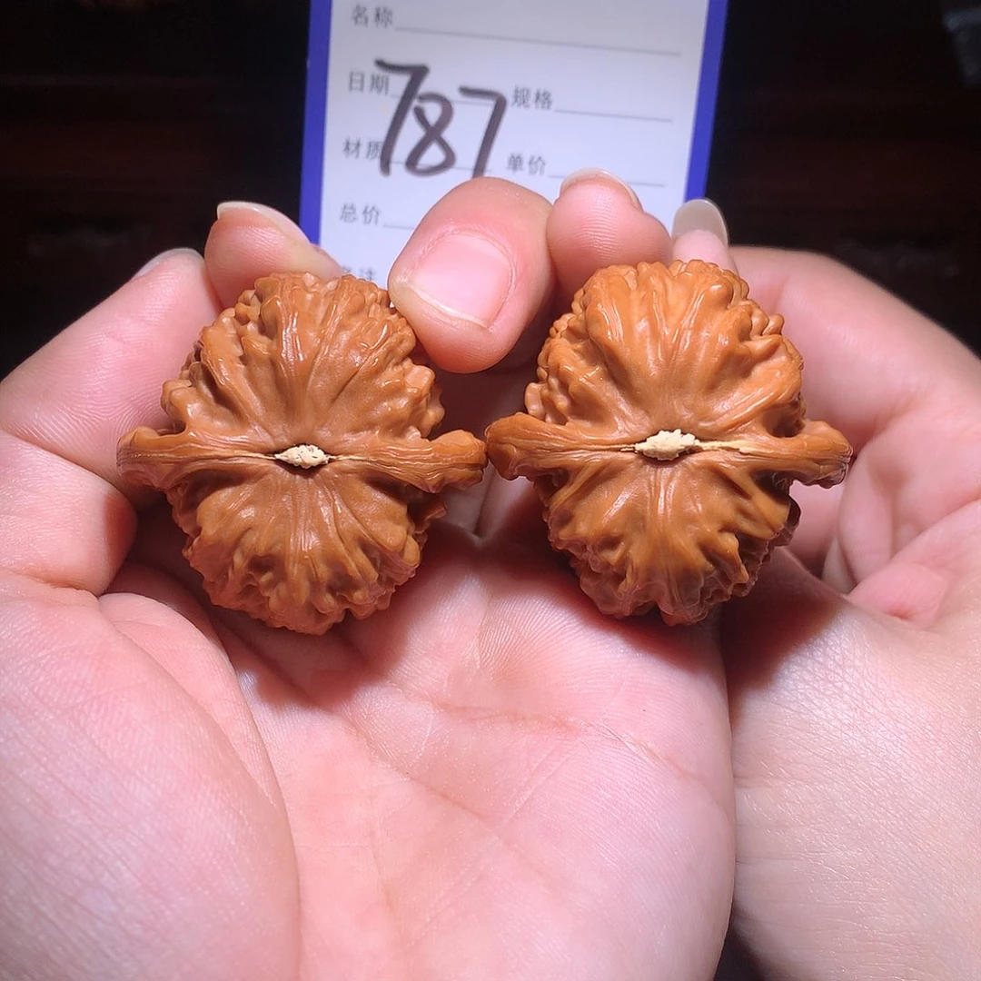 核桃手串/手链望*全品三角白787号3.8尺寸