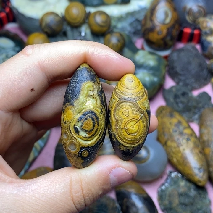 滴***君银S925眼睛石吊坠