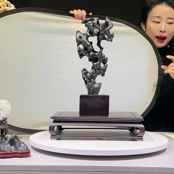 B***李太湖石太湖石摆件