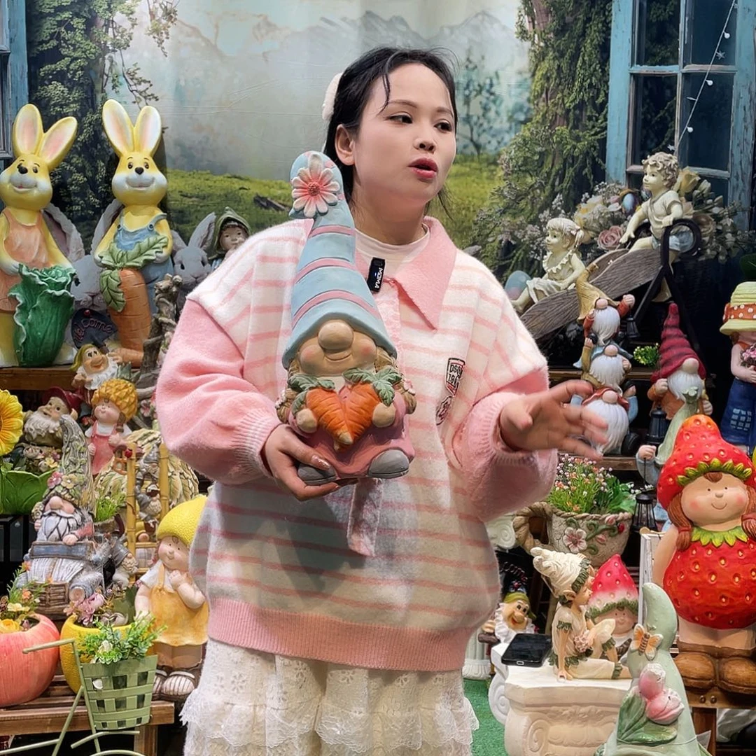 摆件花园摆件红红火火