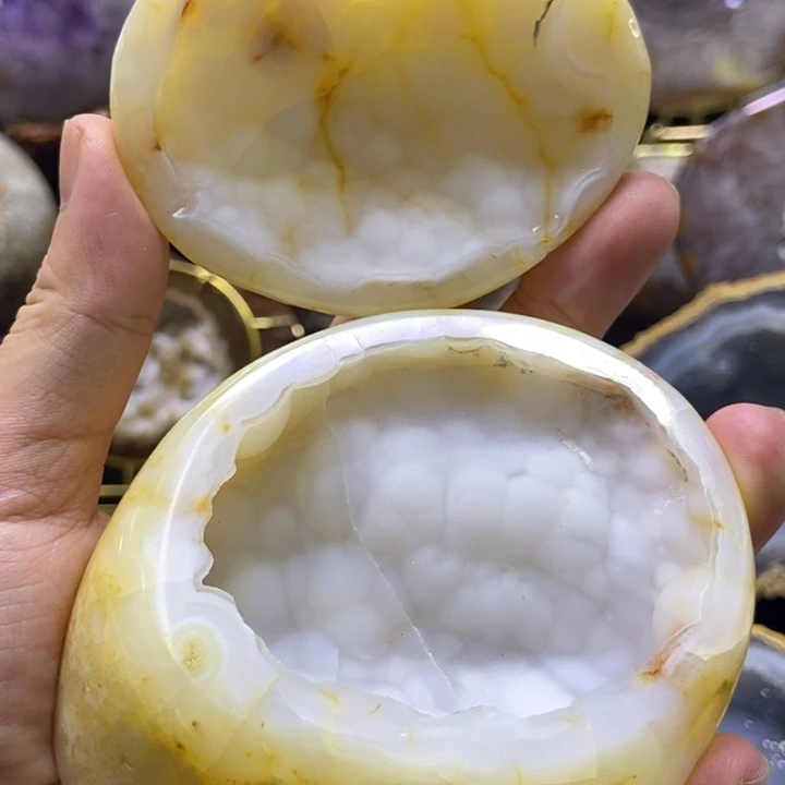 水晶珠宝半成品未镶嵌聚宝盆