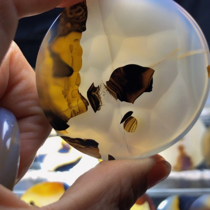 合金玛瑙/玉髓珠宝奇石135