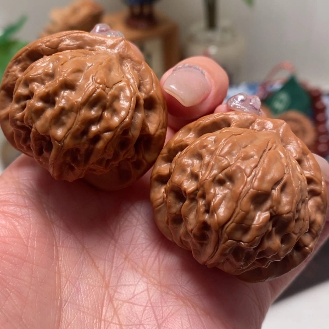 把件文玩核桃41尺寸全品大耳朵图图