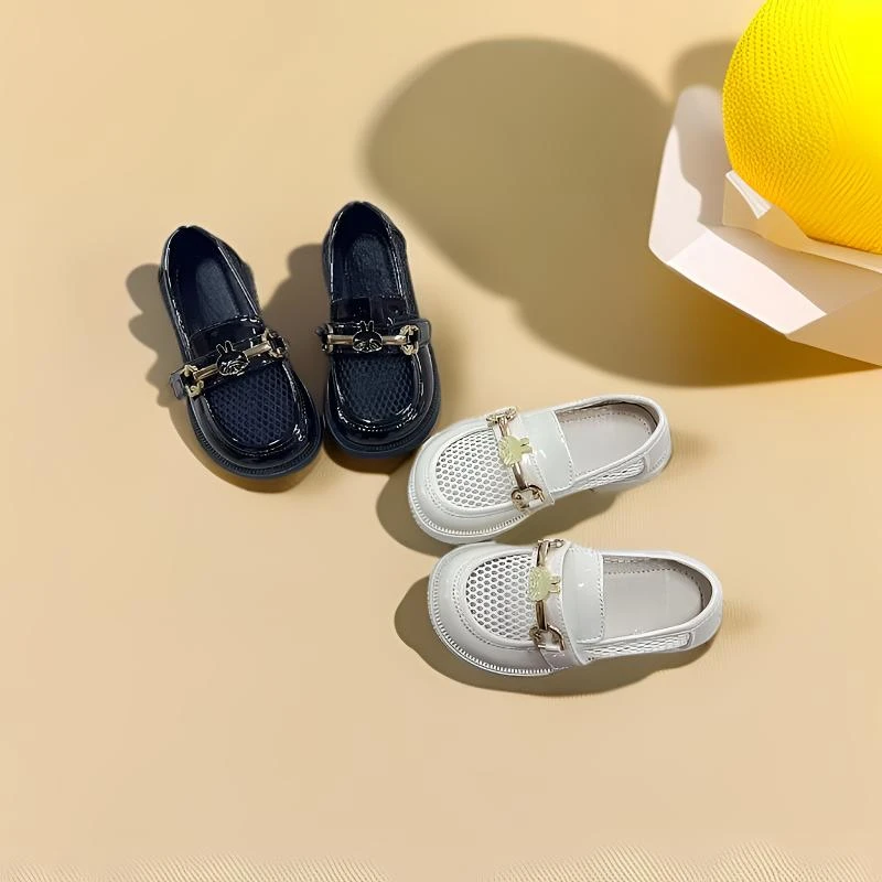 春夏季新款儿童网面透气休闲鞋时尚男女童运动乐福鞋1068