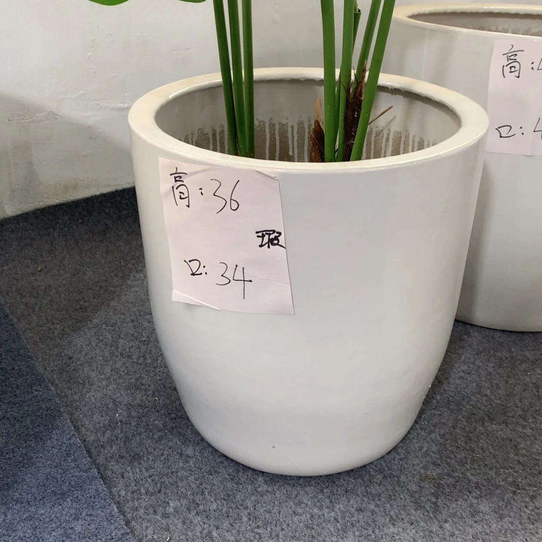 高温陶瓷花盆微瑕