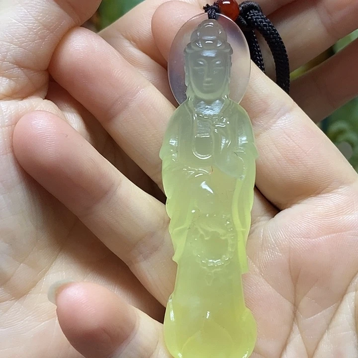 未镶嵌岫玉吊坠(赠链)