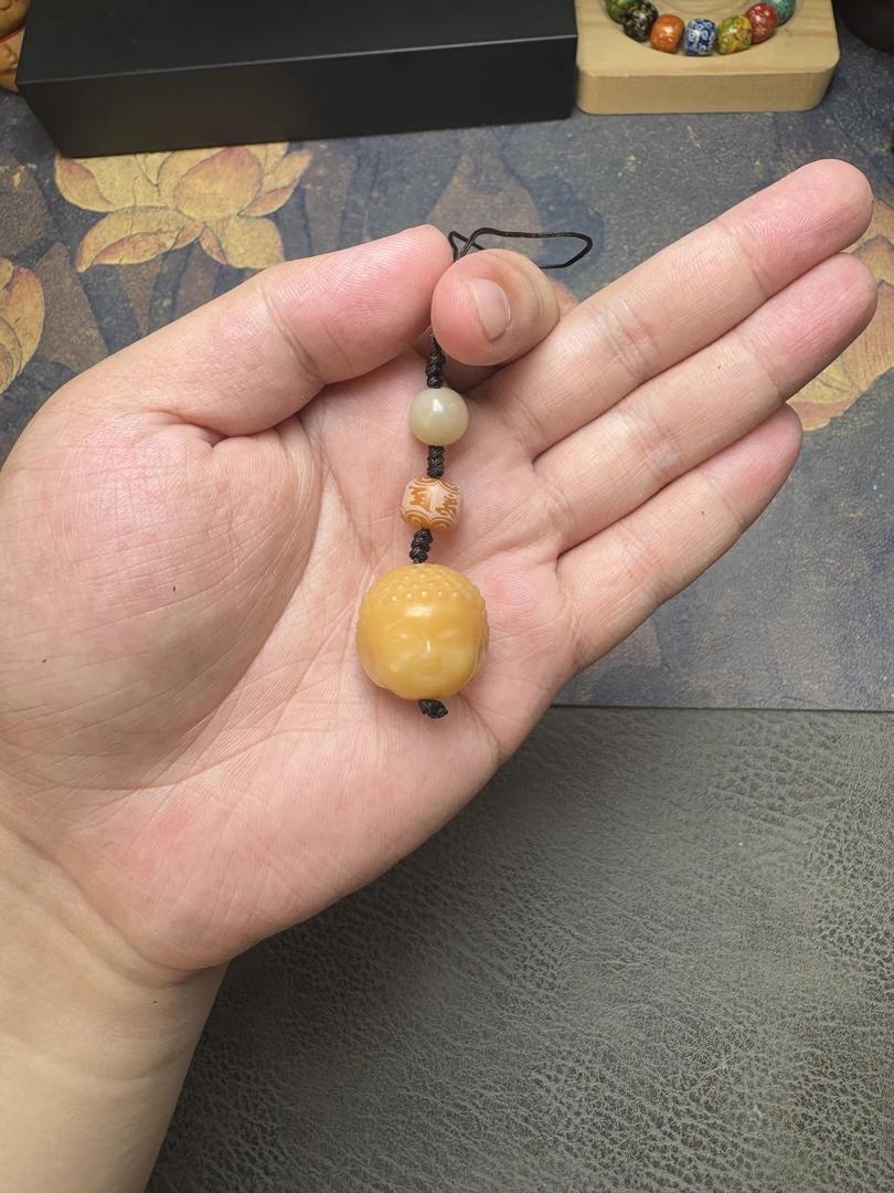风化菩提宝宝佛挂件