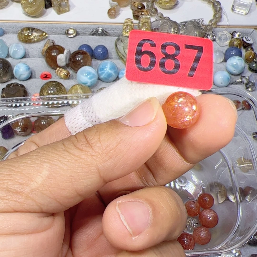 水晶颈饰未镶嵌期*打孔就不退不换