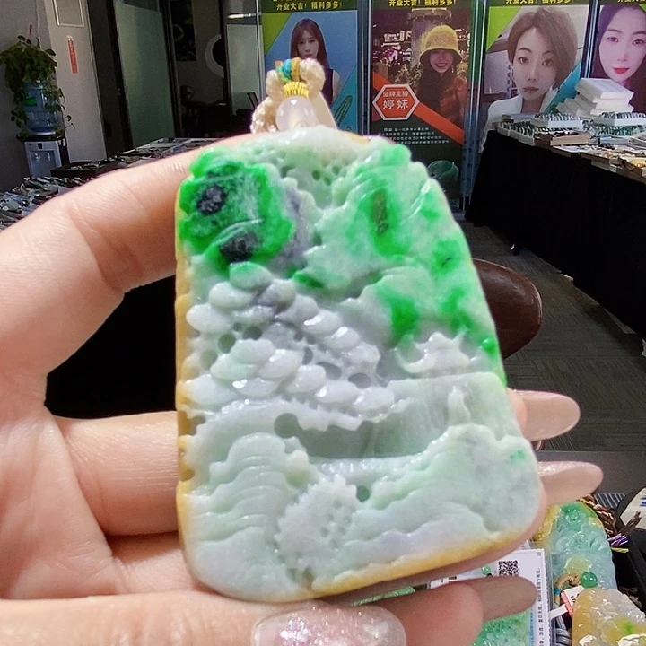 颈饰未镶嵌翡翠翡翠