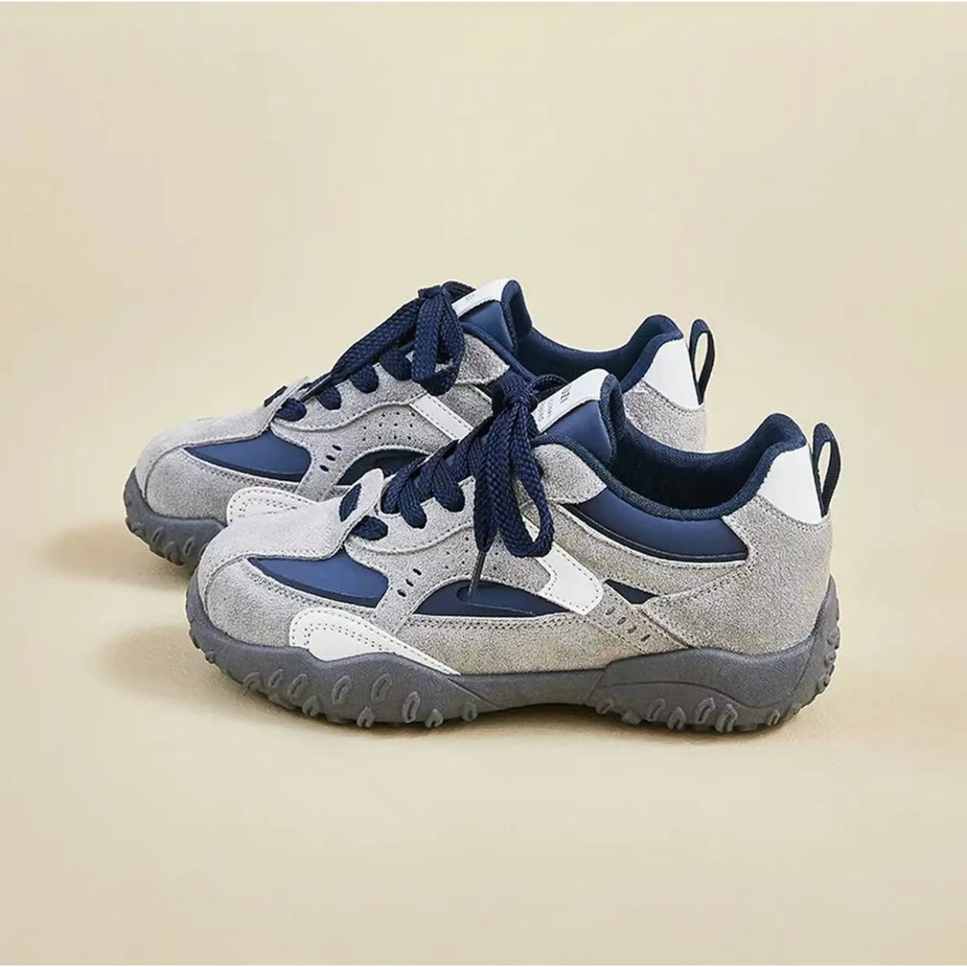 1819日系秋季新款多巴胺阿甘鞋女潮休闲百搭软底德训鞋