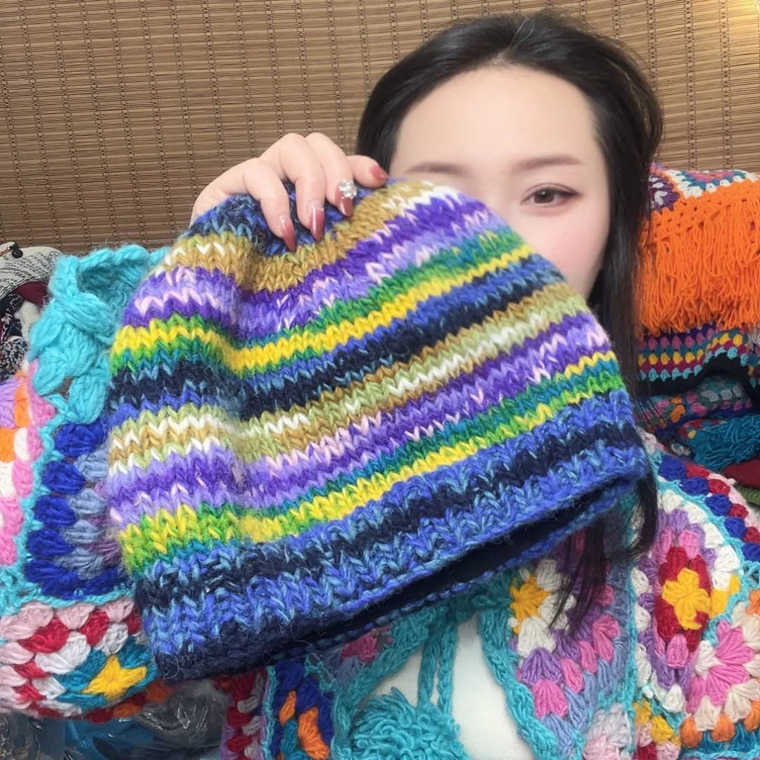 羊毛尼泊尔纯手工帽子428