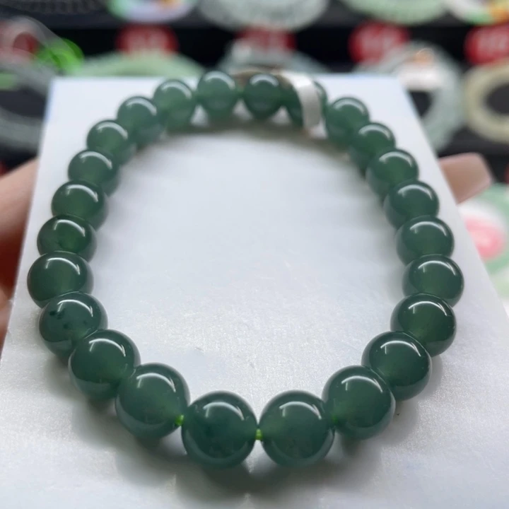 未镶嵌手链翡翠卡7.7