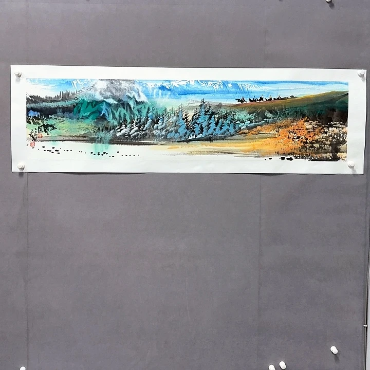 国画亲笔手绘放心去藏