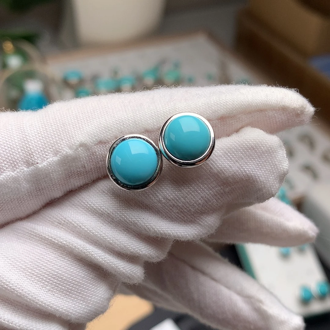 银S925镶嵌绿松石珠宝奇石