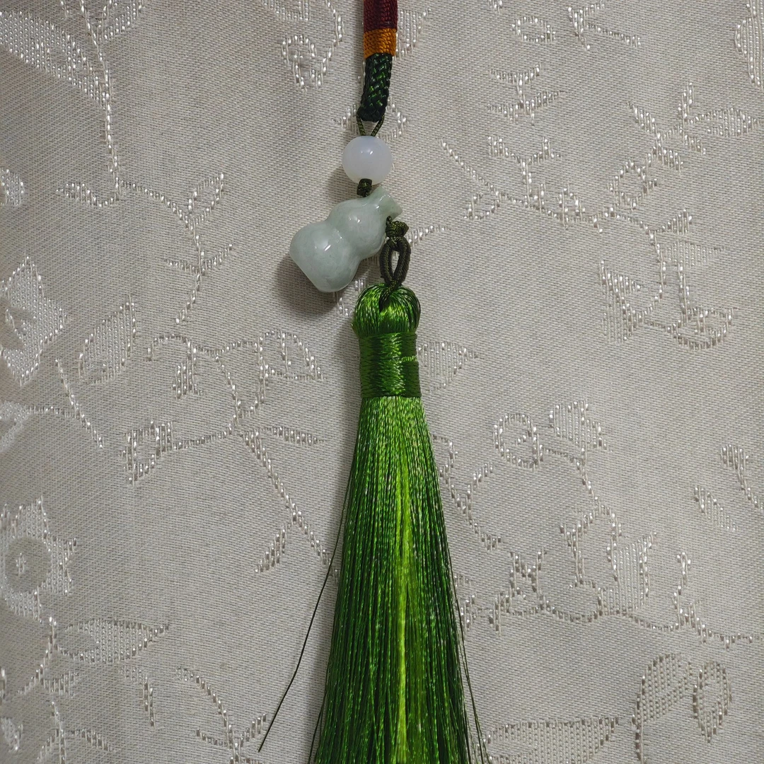 高品质天然翡翠精美车挂包挂饰品平安扣时尚高品质