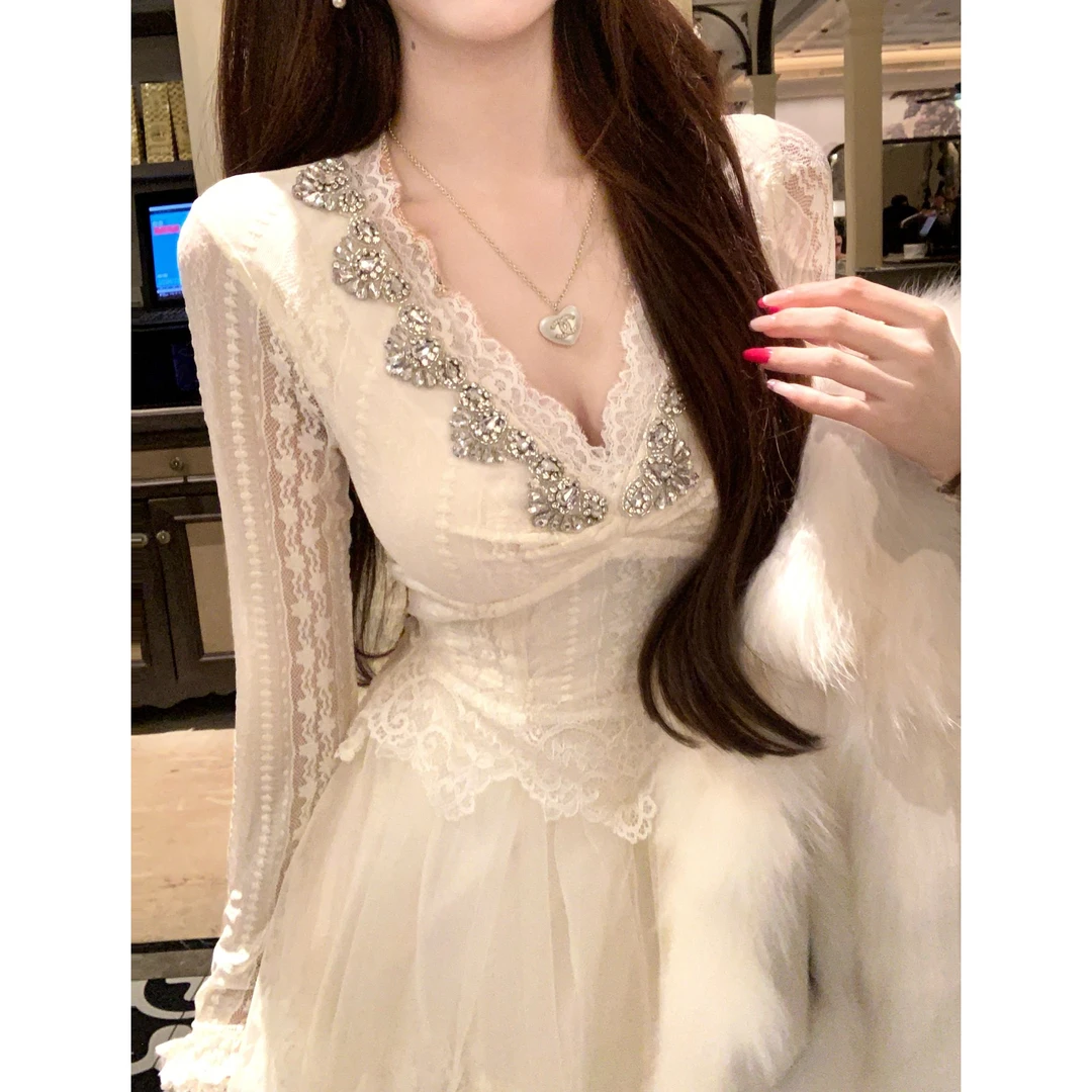 瑞茜·威瑟斯 千金归来 徐妍露思穿搭千金风生日宴会连衣裙R66359H