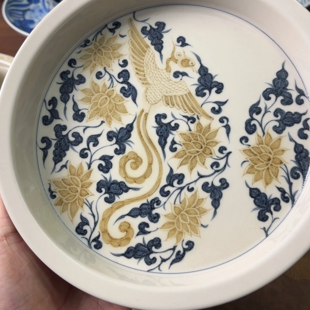 陶瓷摆件景德镇手绘茶器