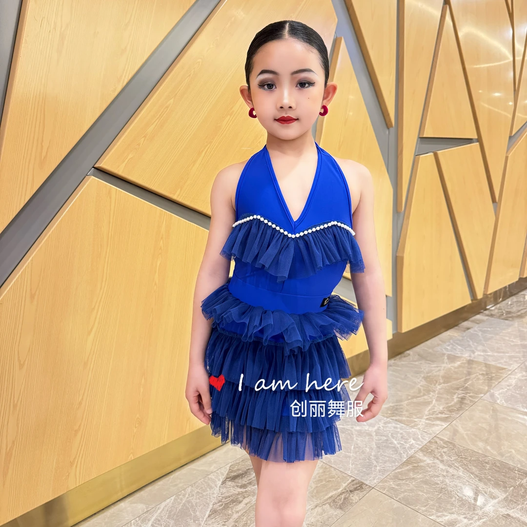 创丽舞服糖糖同款2025春夏糖果果系列分体拉丁舞服练习服