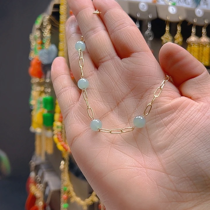 翡翠合金耳坠翡翠