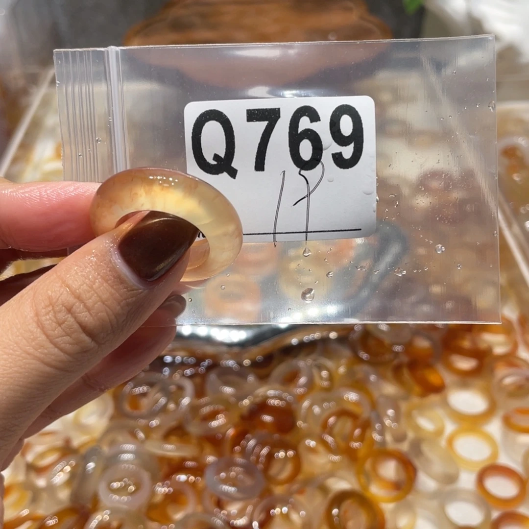 玛瑙/玉髓未镶嵌戒指769