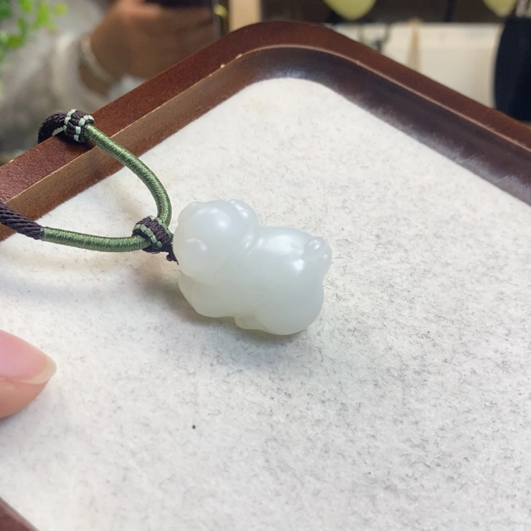 和田玉未镶嵌颈饰47