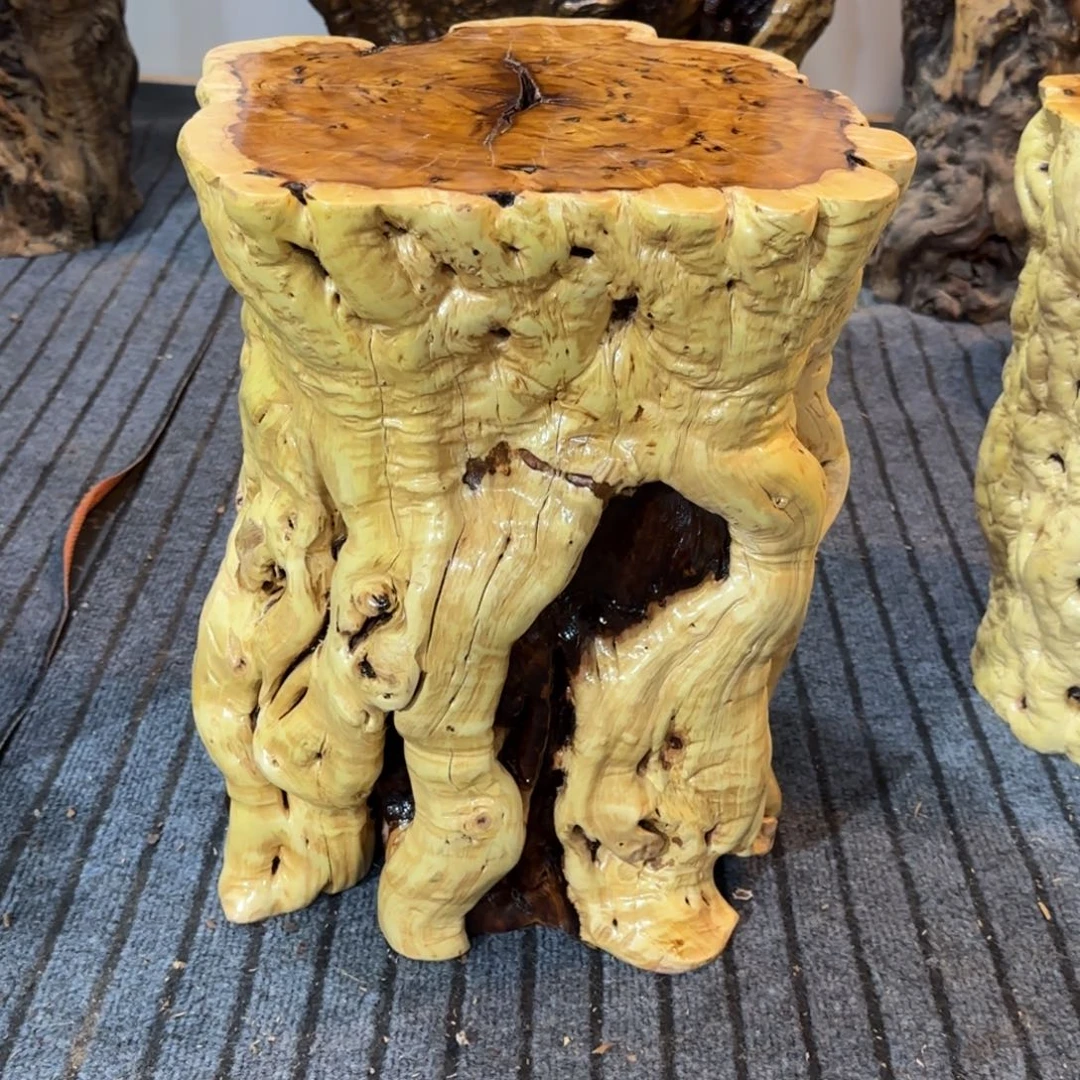 博***车龙纹鸡心枣木手工艺品